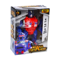 Робот «Оптимус», ходит, стреляет, световые и звуковые эффекты, работает от батареек Робот «Оптимус», ходит, стреляет, световые и звуковые эффекты, работает от батареек
