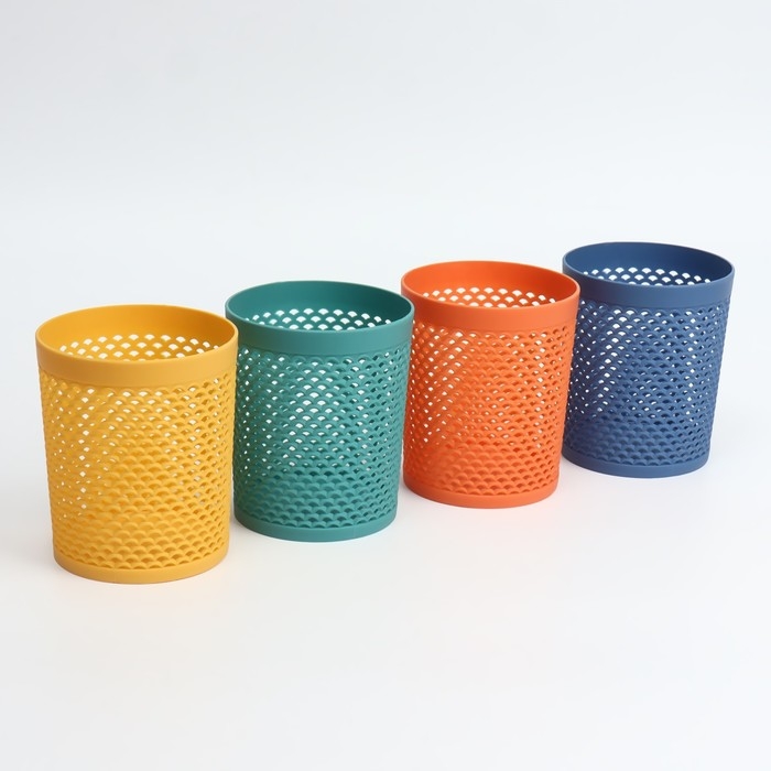 Подставка для хранения маникюрных/косметических принадлежностей &laquo;Рыбка&raquo;, d = 9 &times; 11 см, цвет МИКС