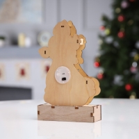 Светодиодная фигура «Снегурочка» 12 × 20 × 4.7 см, дерево, батарейки LR1130х3 (в комплекте), свечение тёплое белое Светодиодная фигура «Снегурочка» 12 × 20 × 4.7 см, дерево, батарейки LR1130х3 (в комплекте), свечение тёплое белое