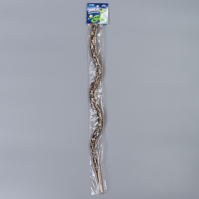 Новый год! Деревянная игрушка &laquo;Змея&raquo;, 50 &times; 1,6 &times; 1,6 см МИКС