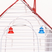 Клетка для птиц укомплектованная Bd-2/5h, 34 х 27 х 47 см, красная Клетка для птиц укомплектованная Bd-2/5h, 34 х 27 х 47 см, красная