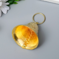 Колокольчик металл "Пегас и будда" золото 5,5х6х6 см Колокольчик металл "Пегас и будда" золото 5,5х6х6 см