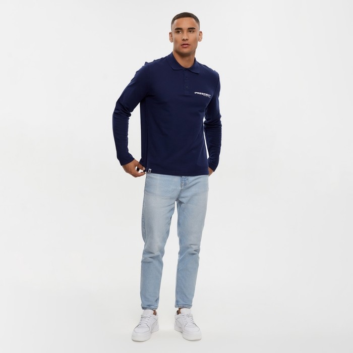 Поло с длинным рукавом President, размер XS, цвет синий Поло с длинным рукавом President, размер XS, цвет синий