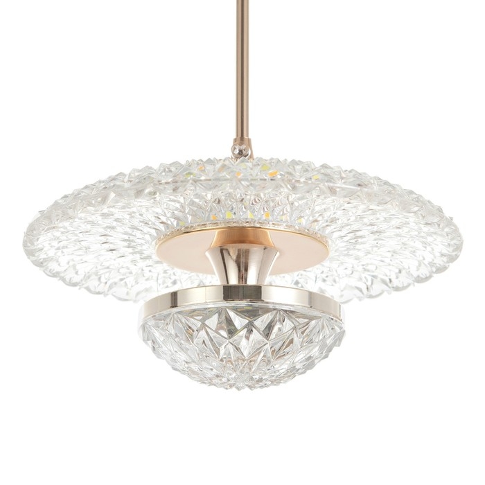 Светильник BayerLux "Галви" LED 36Вт 4000К золото 16х16х19-110 см