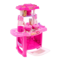 Игровой модуль кухня &laquo;Готовим весело&raquo; с аксессуарами, свет, звук, высота 46 см