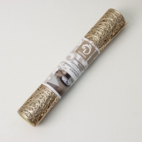 Дорожка на стол Доляна &laquo;Паутинка&raquo;, 30&times;150 см, цвет золотой