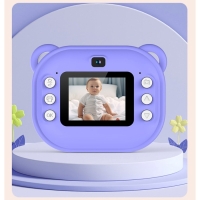 Мини-принтер с камерой LPR-21, Туре-С, лента, ремешок, голубой Мини-принтер с камерой LPR-21, Туре-С, лента, ремешок, голубой