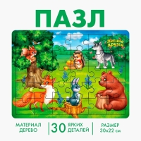 Пазл большой &laquo;Лесные друзья&raquo;, 30 элементов