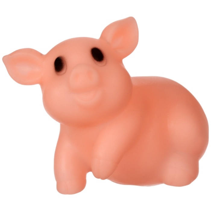 Набор резиновых игрушек для ванны &laquo;Мыльница: Свинка&raquo;, с пищалкой, 4 шт, Крошка Я