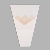 Пакет конус для цветов, крафт+ пленка, 30+11х42см±1см, белая Пакет конус для цветов, крафт+ пленка, 30+11х42см±1см, белая