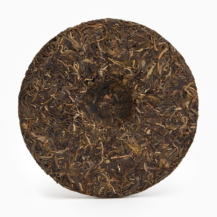 Чай китайский зелёный "Шен Пуэр Кун Цюэ", уезд Мэнхай,  2023 год, блин, 357 г