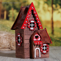 Аромалампа Домик &laquo;Варвара&raquo;, 22 см, ручная работа, микс