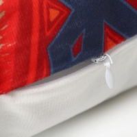 Подушка Этель "Пусть дома будет тепло"  40х40 см, 100% п/э, велюр