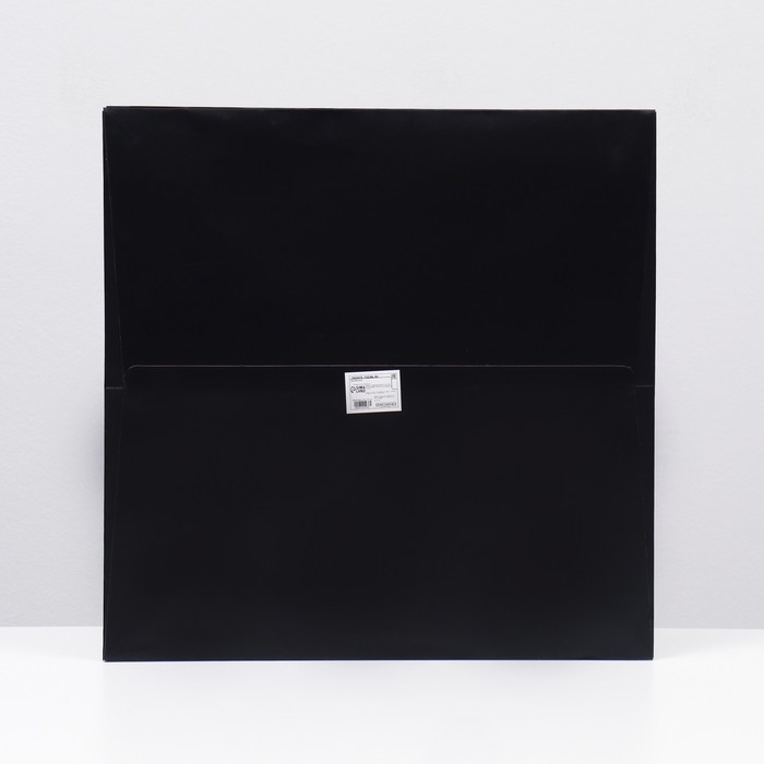 Пакет под торт 40х40х40cm Черный, 1шт Пакет под торт 40х40х40cm Черный, 1шт