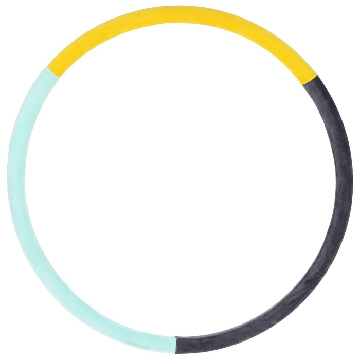 Обруч утяжелённый ONLYTOP «Идеальный силуэт», d=85 см, 1,9 кг, цвета МИКС Обруч утяжелённый ONLYTOP «Идеальный силуэт», d=85 см, 1,9 кг, цвета МИКС