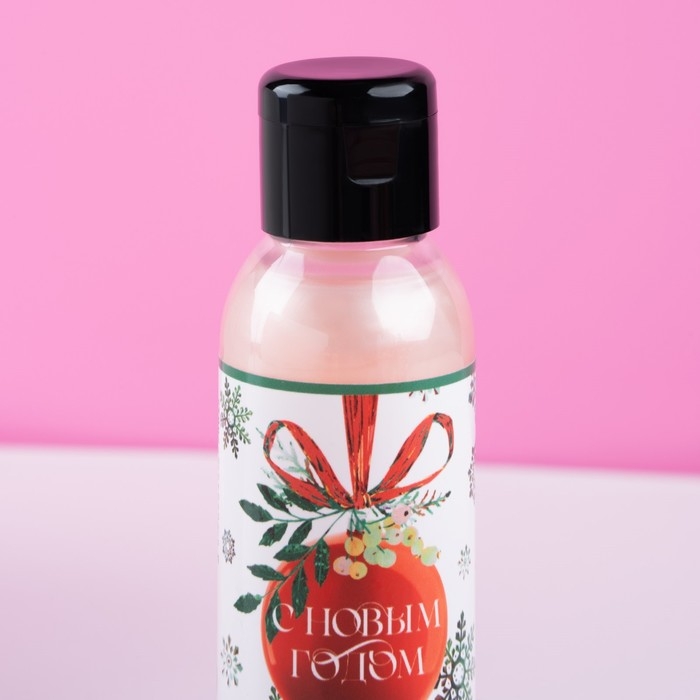 Гель для душа &laquo;С Новым Годом!&raquo;, 100 мл, аромат ягодного пирога, ЧИСТОЕ СЧАСТЬЕ