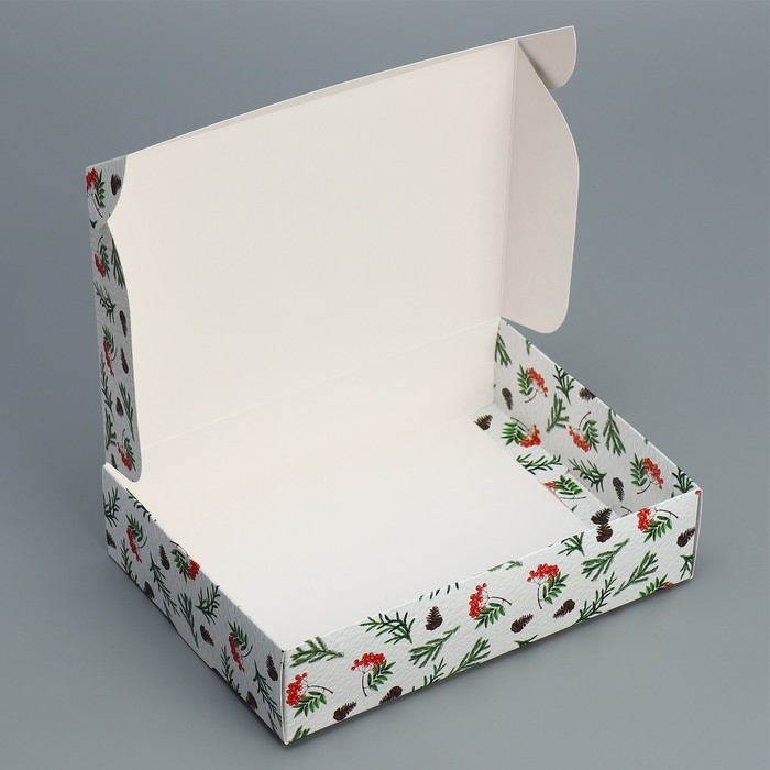 Коробка подарочная новогодняя складная «Сказочного нового года», 21 х 15 х 5 см, Новый год Коробка подарочная новогодняя складная «Сказочного нового года», 21 х 15 х 5 см, Новый год