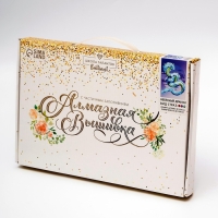 Алмазная вышивка с частичным заполнением на холсте &laquo;Небесный дракон&raquo;, 20 х 30 см