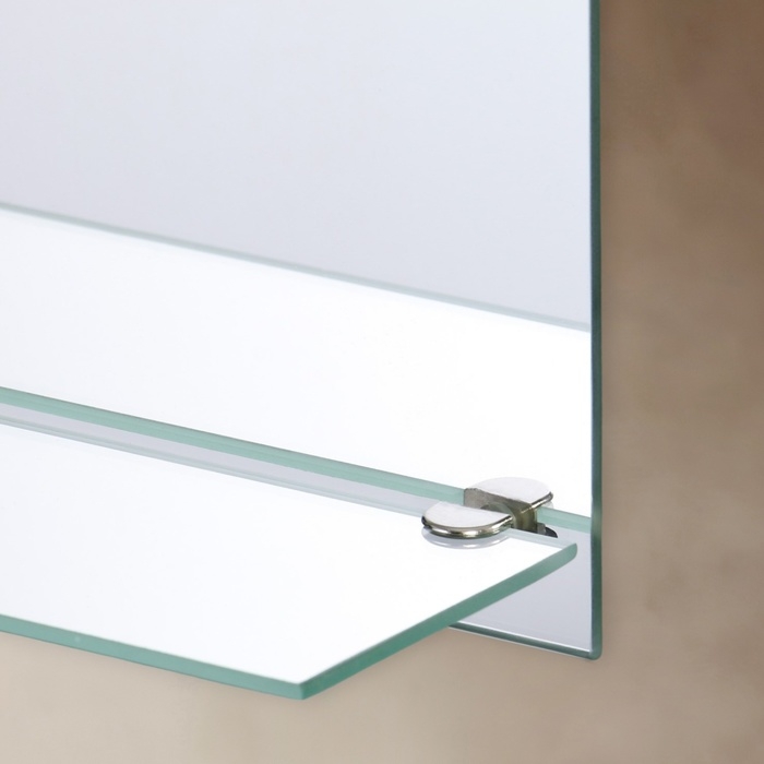 Зеркало, настенное, с полкой, 30&times;40 см