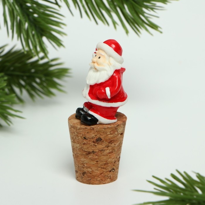 Пробка для вина &laquo;Дед Мороз&raquo;, 7 х 2,3 см