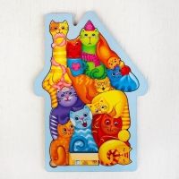 Головоломка &laquo;Коты&raquo;, размер 28 &times; 20см, головоломка логическая