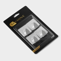 Крючки самоклеящиеся SAVANNA «Квадрат», 4 шт, металл, 3,8×3,5×2 см Крючки самоклеящиеся SAVANNA «Квадрат», 4 шт, металл, 3,8×3,5×2 см