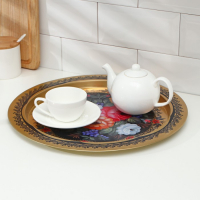 Поднос &laquo;Микс&raquo;, d=38 см, цвет и рисунок МИКС