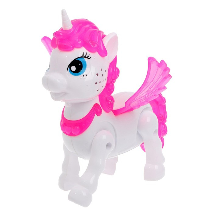 Музыкальная игрушка &laquo;Любимый единорог&raquo; ходит, звук, цвет МИКС