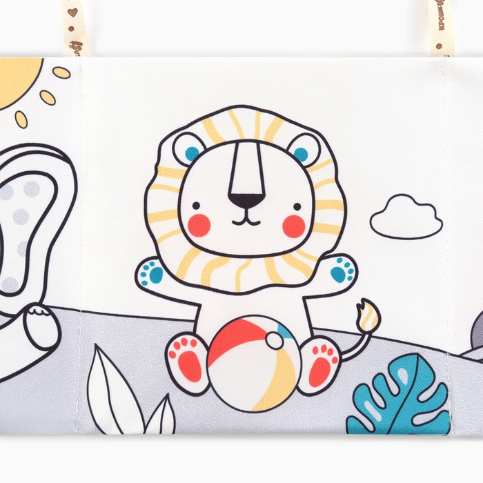 Бортик на кроватку «Baby time» 14х70 см, Крошка Я Бортик на кроватку «Baby time» 14х70 см, Крошка Я