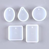 Форма силиконовая универсальная &laquo;Кулоны&raquo; набор 5 форм