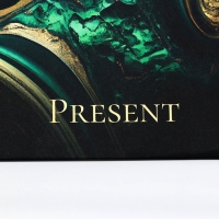 Пакет подарочный ламинированный с широким дном,"Мрамор", 25 &times; 19 &times; 18 см