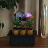 Фонтан "Домик на камнях" 26х22,5 см (с подсветкой) Фонтан "Домик на камнях" 26х22,5 см (с подсветкой)