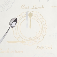 Клеёнка на стол &laquo;К обеду&raquo;, на тканевой основе, рулон 20 метров, ширина 137 см