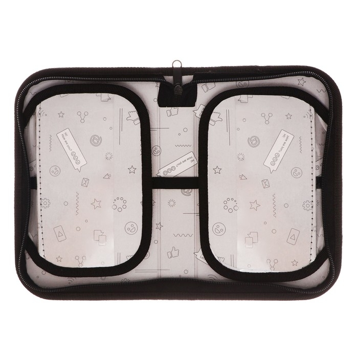 Пенал 1 секция, 130 х 210 х 40 мм, 2 откидные планки, тканевый, Calligrata TOP, Content Пенал 1 секция, 130 х 210 х 40 мм, 2 откидные планки, тканевый, Calligrata TOP, Content "Аниме", МИКС