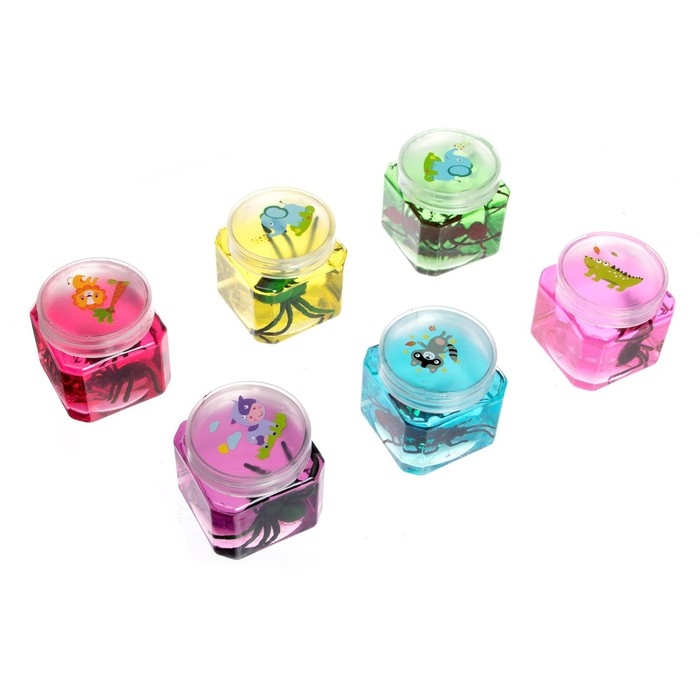 Лизун - слайм &laquo;Пауки&raquo;, цвета МИКС