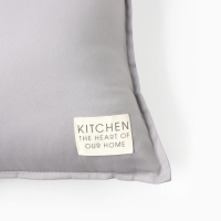 Подушка Этель, 30х50+1 см, светло-серый, 100% хлопок Подушка Этель, 30х50+1 см, светло-серый, 100% хлопок