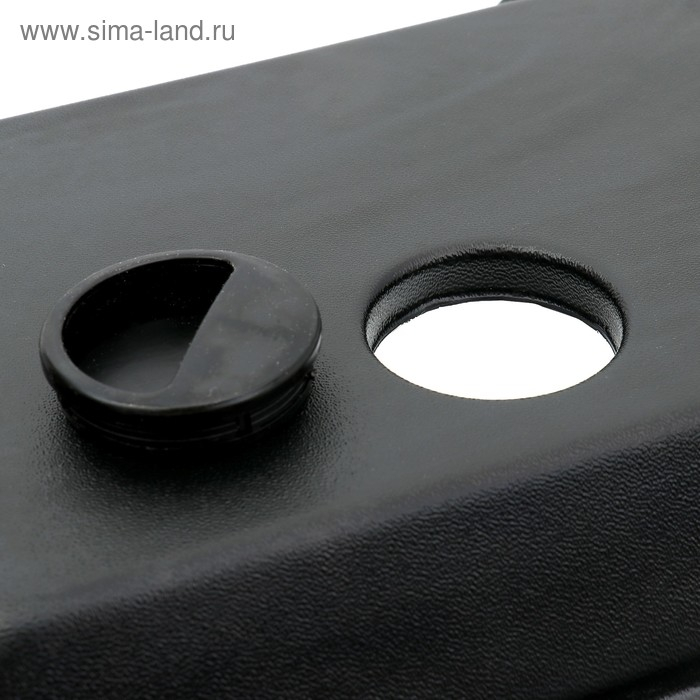 Аквариум "Колонна" с крышкой, 36 литров, 32 х 25 х 45/50,5 см, чёрный