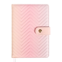 Ежедневник недатированный A5 136 листов, кожзам deVENTE. Elizabeth, твердая обложка с поролоном, перфорация, ляссе, блок 70, розовый Ежедневник недатированный A5 136 листов, кожзам deVENTE. Elizabeth, твердая обложка с поролоном, перфорация, ляссе, блок 70, розовый