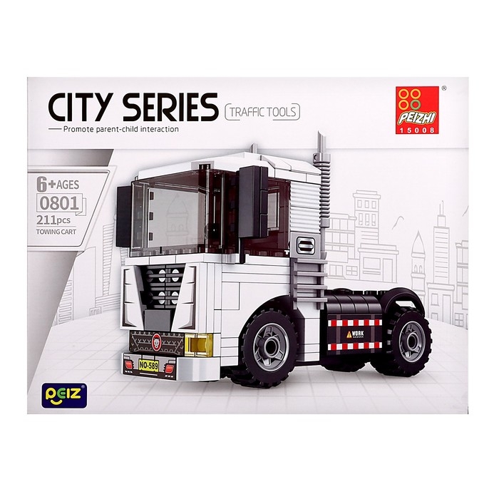 Конструктор Город &laquo;Машинки&raquo;, 211 деталей