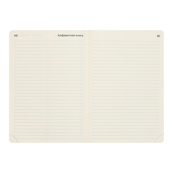 Ежедневник недатированный A5, 160 листов, deVENTE.Klint, твёрдая обложка из искусственной кожи с поролоном, кремовый блок 70 г/м2, чёрный