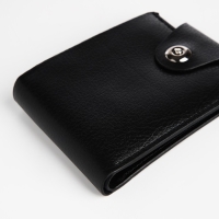 Портмоне мужское на магните, отдел для купюр, карт, монет, цвет чёрный Портмоне мужское на магните, отдел для купюр, карт, монет, цвет чёрный