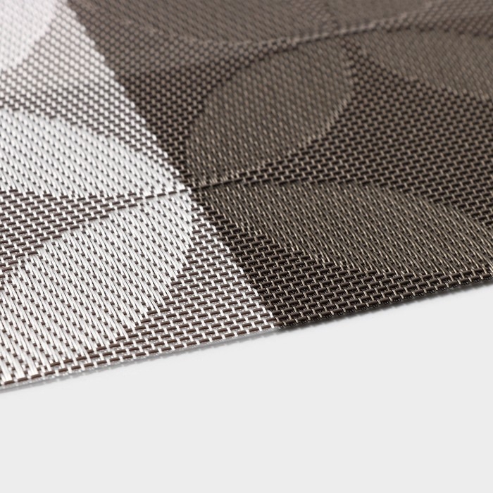 Салфетка сервировочная на стол Доляна «Пики», 45×30 см, цвет коричневый Салфетка сервировочная на стол Доляна «Пики», 45×30 см, цвет коричневый