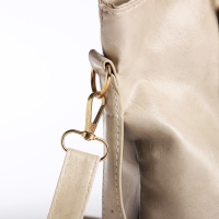 Сумка-шопер женская на молнии, цвет бежевый Сумка-шопер женская на молнии, цвет бежевый