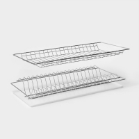 Комплект посудосушителей с поддоном для шкафа 60 см, 56,5×25,6 см, цинк Комплект посудосушителей с поддоном для шкафа 60 см, 56,5×25,6 см, цинк