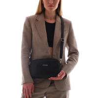 Сумка женская через плечо TEXTURA, маленький размер, цвет чёрный