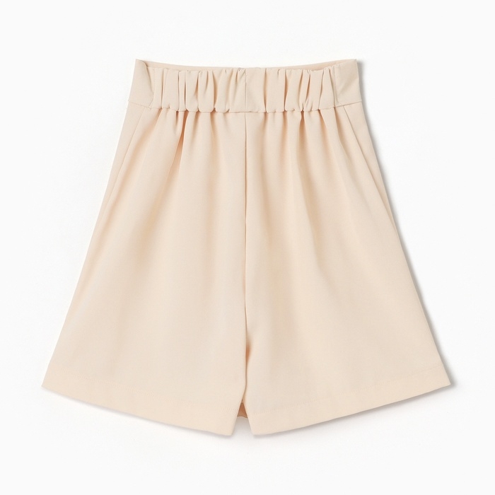 Юбка-шорты для девочки MINAKU цвет бежевый, рост 128 см