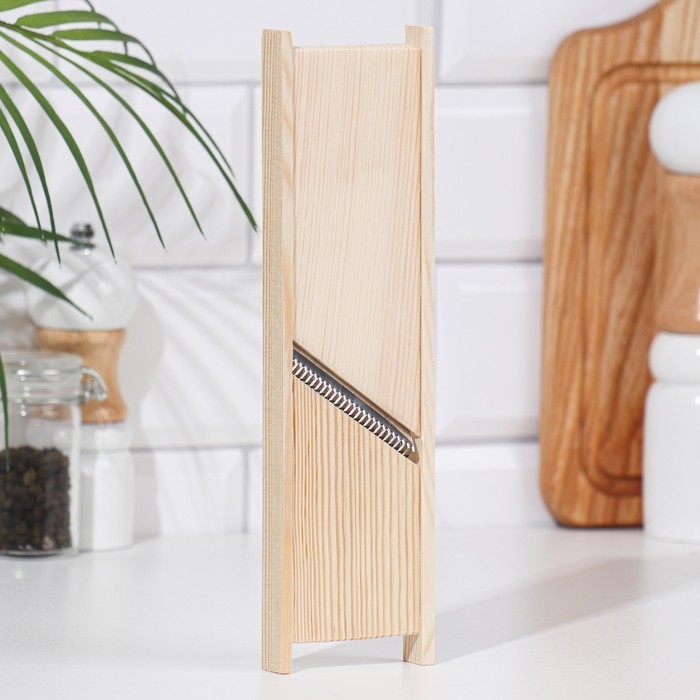 Терка для корейской моркови деревянная Терка для корейской моркови деревянная "ЭКОНОМ" толщина 1,2 см