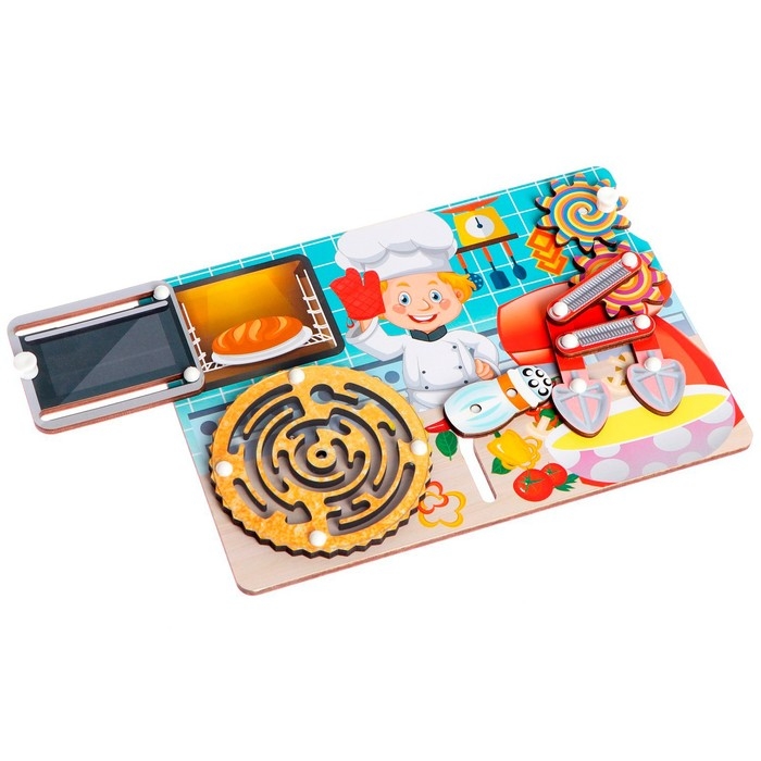 Бизиборд - обучающая доска «Пекарь» Бизиборд - обучающая доска «Пекарь»