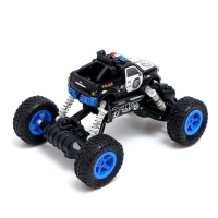 Джип радиоуправляемый &laquo;Полиция&raquo;, работает от аккумулятора, цвет чёрный