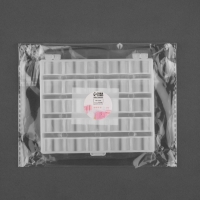 Органайзер для ниток, на 25 шпулек, 12 &times; 10 &times; 3 см, цвет прозрачный